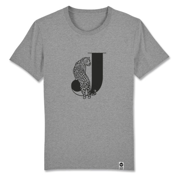 bambiboom Fairtrade T-Shirt Print Aufdruck Typo Shirt Unisex Männer Frauen Tiermotiv Jaguar